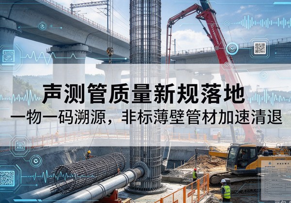乐陵声测管质量新规落地，一物一码溯源，非标薄壁管材加速清退