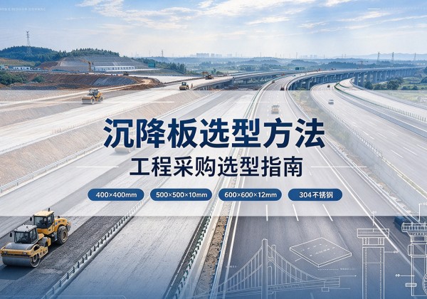 乐陵沉降板选择方法